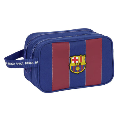 Cestovná Súprava F.c. Barcelona červená Námornícka Modrá Polyester 600d 26 x 15 12.5 Cm - Cestovné Taštičky