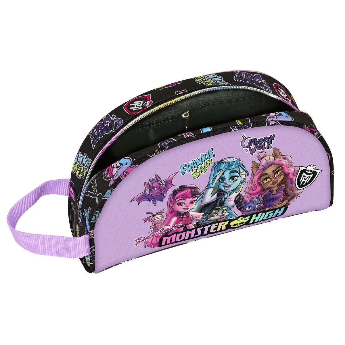 Cestovná Súprava Monster High Creep čierna Polyester 300d 26 x 16 9 Cm - Cestovné Taštičky