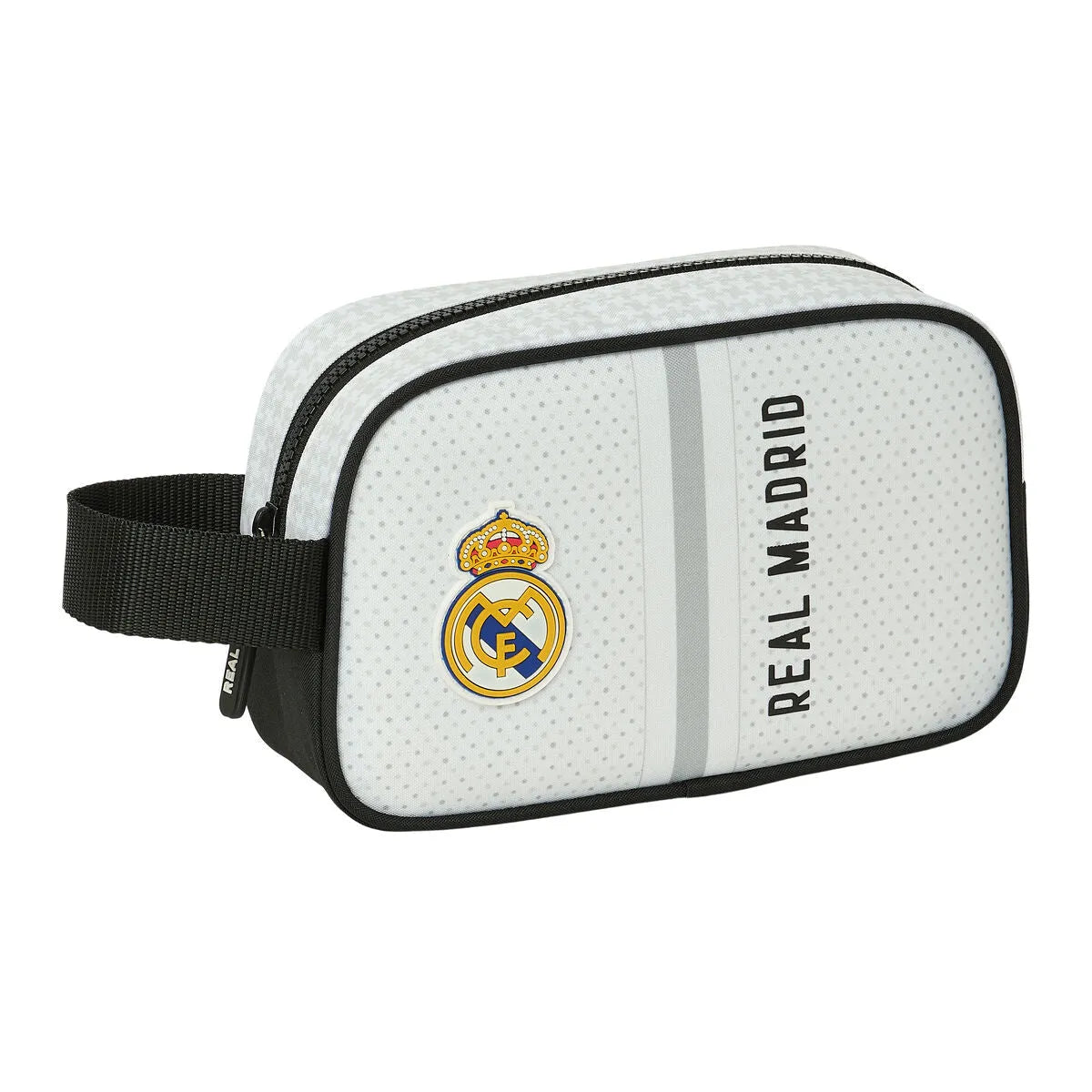 Cestovná Súprava Real Madrid C.f. Biela Sivá športový 22 x 13.5 8 Cm - Cestovné Taštičky