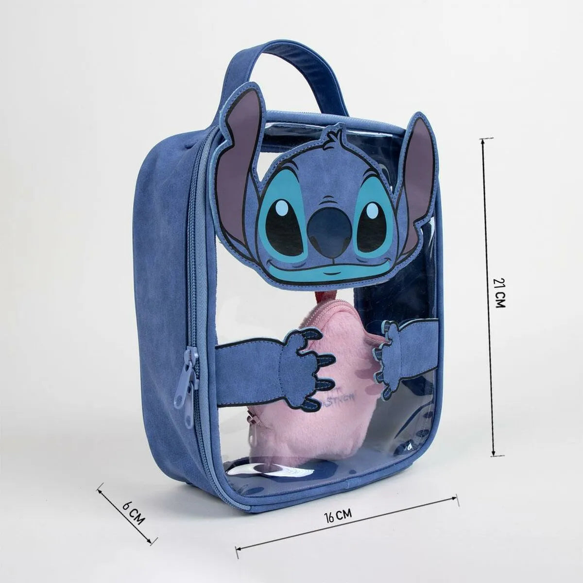 Cestovná Súprava Stitch Modrá - Krása Náradie a Doplnky