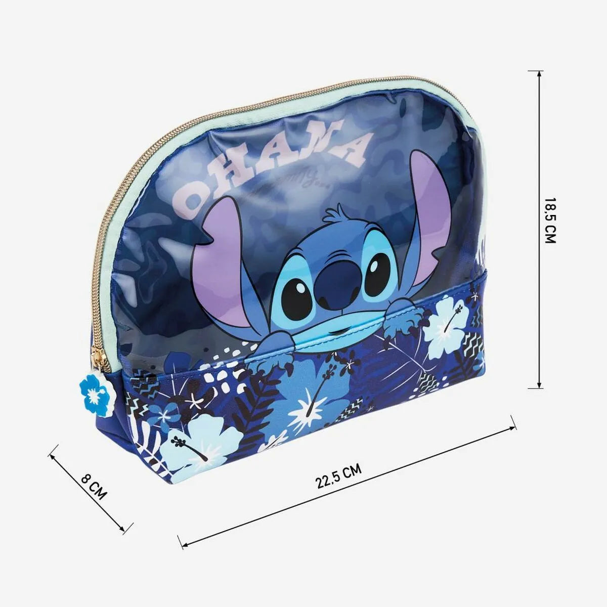 Cestovná Súprava Stitch Modrá - Krása Náradie a Doplnky