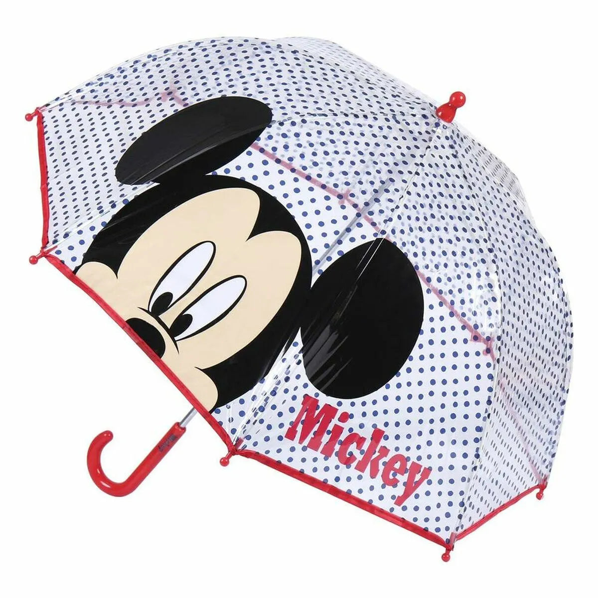 Dáždniky Mickey Mouse červená 45 Cm - Batožina