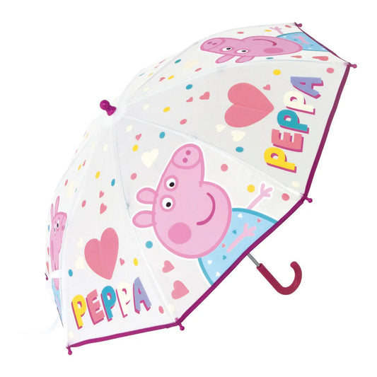 Dáždniky Peppa Pig Having Fun Svetlo Ružová 46 Cm - Batožina