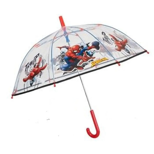 Dáždniky Spider-man Perletti Transparentná Laminát 74 Cm Detské