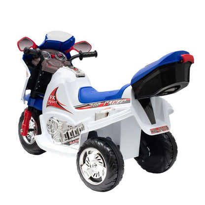 Detská Elektrická Motorka Baby Mix Racer Biela - Elektrické Motorky - Baby Mix