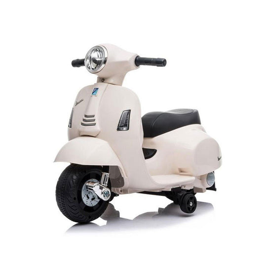 Detská elektrická motorka Baby Mix Vespa biela - Hračky|Elektrické vozidlá|Elektrické motorky - KiiDS.SHOP