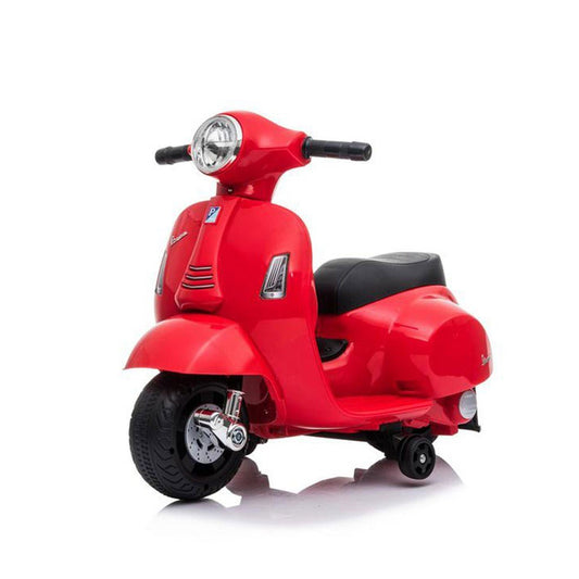 Detská elektrická motorka Baby Mix Vespa červená - Hračky|Elektrické vozidlá|Elektrické motorky - KiiDS.SHOP