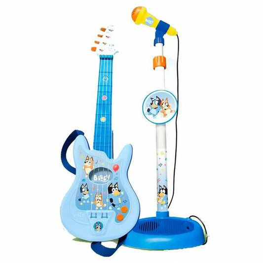 Detská Gitara Bluey Nastaviteľný Mikrofón 60 x 30 17 Mm - Gitara