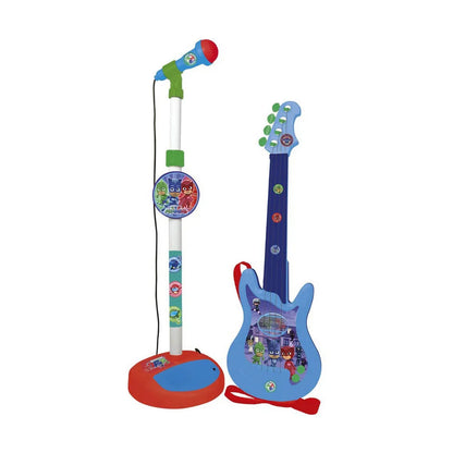 Detská Gitara Pj Masks Mikrofón Modrá - Gitara