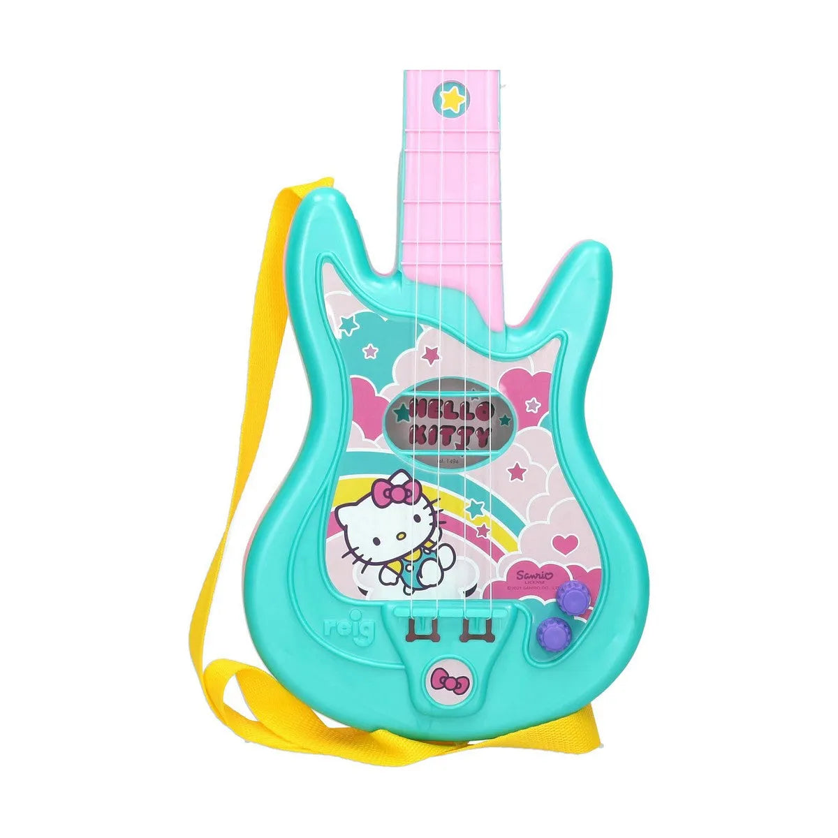 Detská Gitara Reig Hello Kitty Mikrofón - Gitara