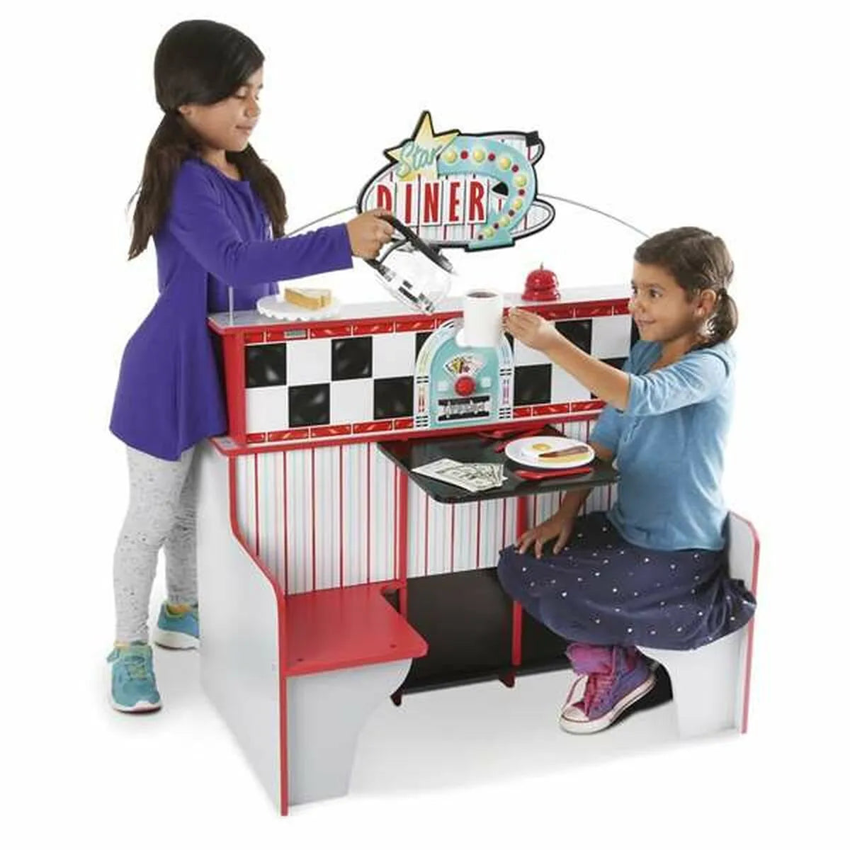 Detská Kuchynka Melissa & Doug Reštaurácia 108 x 66 18 Cm - Hračky a Hry Napodobňovacie - Bb