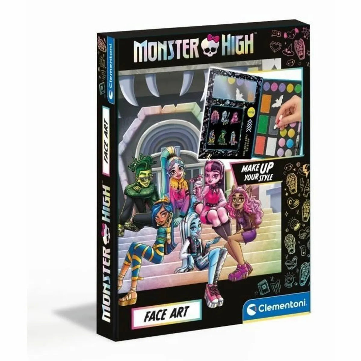 Detská Make-up Sada Clementoni Monster High Fashion Designer Viacfarebná - Hračky a Hry Kostýmy Príslušenstvo