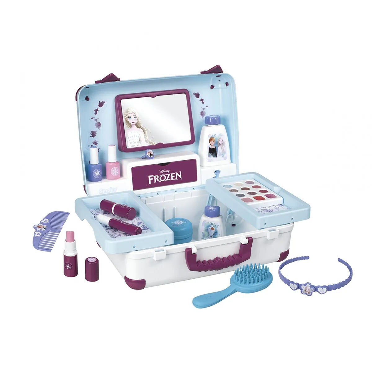 Detská Make-up Sada Smoby Frozen Beauty Suitcase Viacfarebná - Hračky a Hry Kostýmy Príslušenstvo