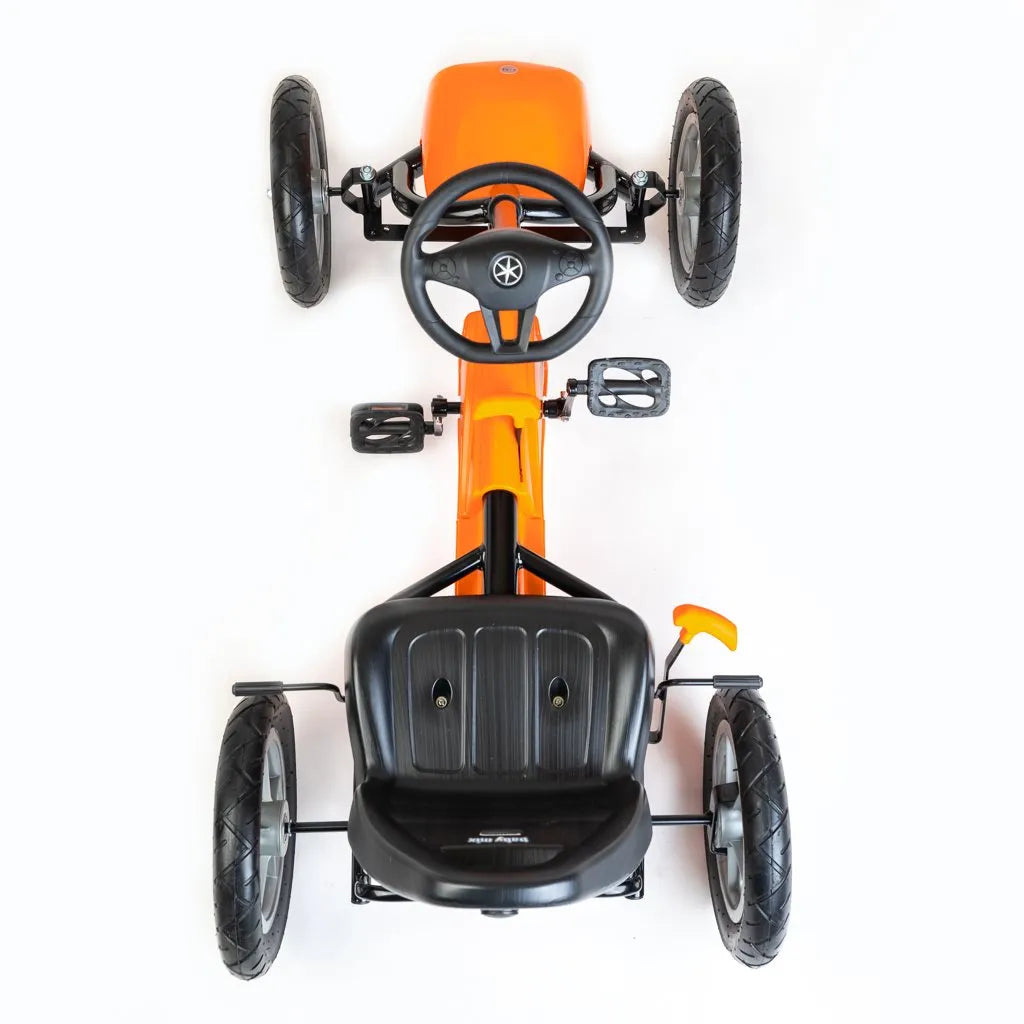 Detská šliapacia Motokára Go-kart Baby Mix Buggy Biela - Pedálové Autá - Baby Mix