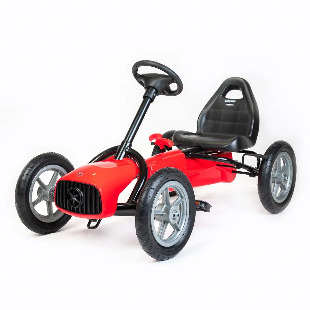 Detská šliapacia Motokára Go-kart Baby Mix Buggy červená - Pedálové Autá - Baby Mix