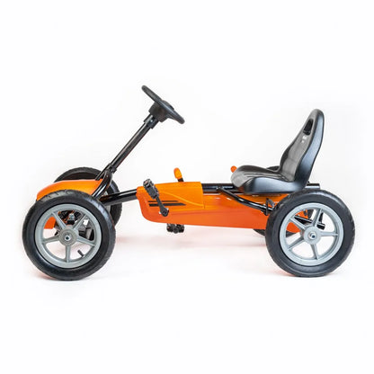 Detská šliapacia Motokára Go-kart Baby Mix Buggy Oranžová - Pedálové Autá - Baby Mix