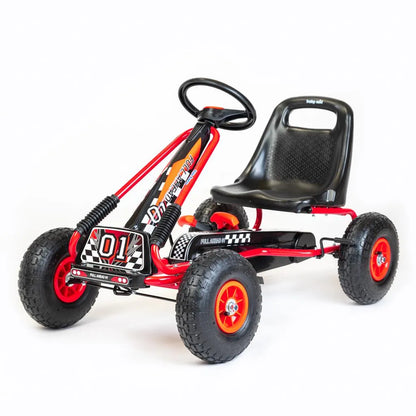 Detská šliapacia Motokára Go-kart Baby Mix Razor červená - Pedálové Autá - Baby Mix