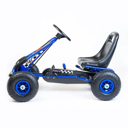 Detská šliapacia Motokára Go-kart Baby Mix Razor Modrá - Pedálové Autá - Baby Mix