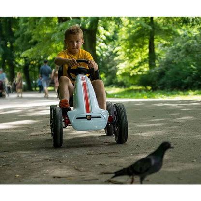 Detská šliapacia Motokára Go-kart Milly Mally Abarth Biela - Pedálové Autá - Milly Mally