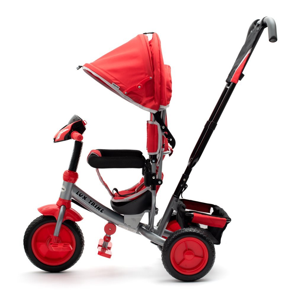 Detská Trojkolka so Svetlami Baby Mix Lux Trike červená - Trojkolky - Baby Mix