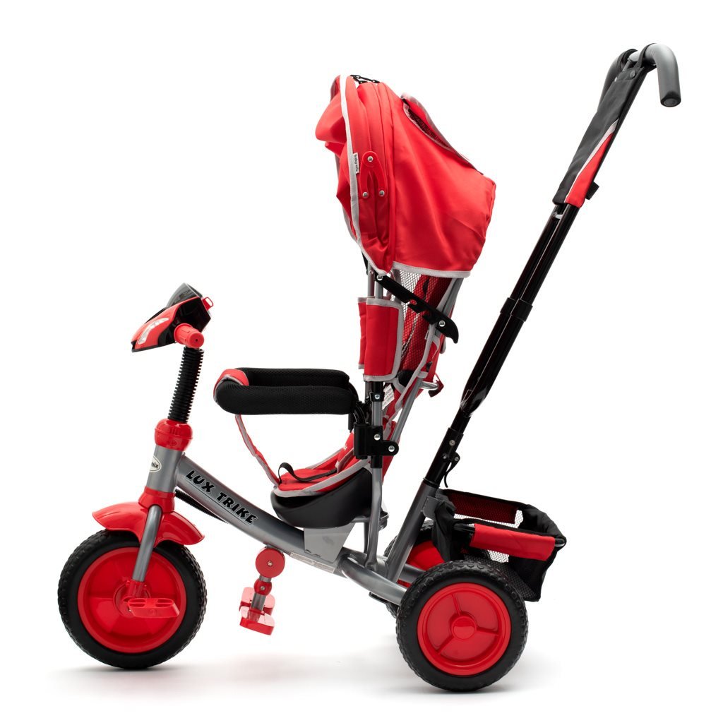 Detská Trojkolka so Svetlami Baby Mix Lux Trike červená - Trojkolky - Baby Mix