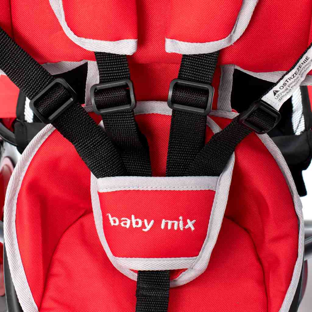 Detská Trojkolka so Svetlami Baby Mix Lux Trike červená - Trojkolky - Baby Mix