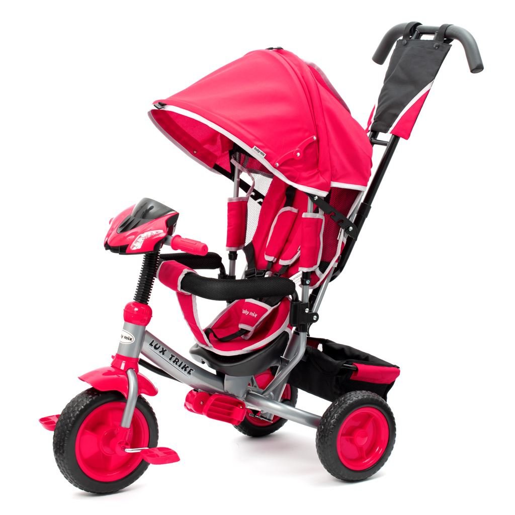 Detská Trojkolka so Svetlami Baby Mix Lux Trike Ružová - Trojkolky - Baby Mix