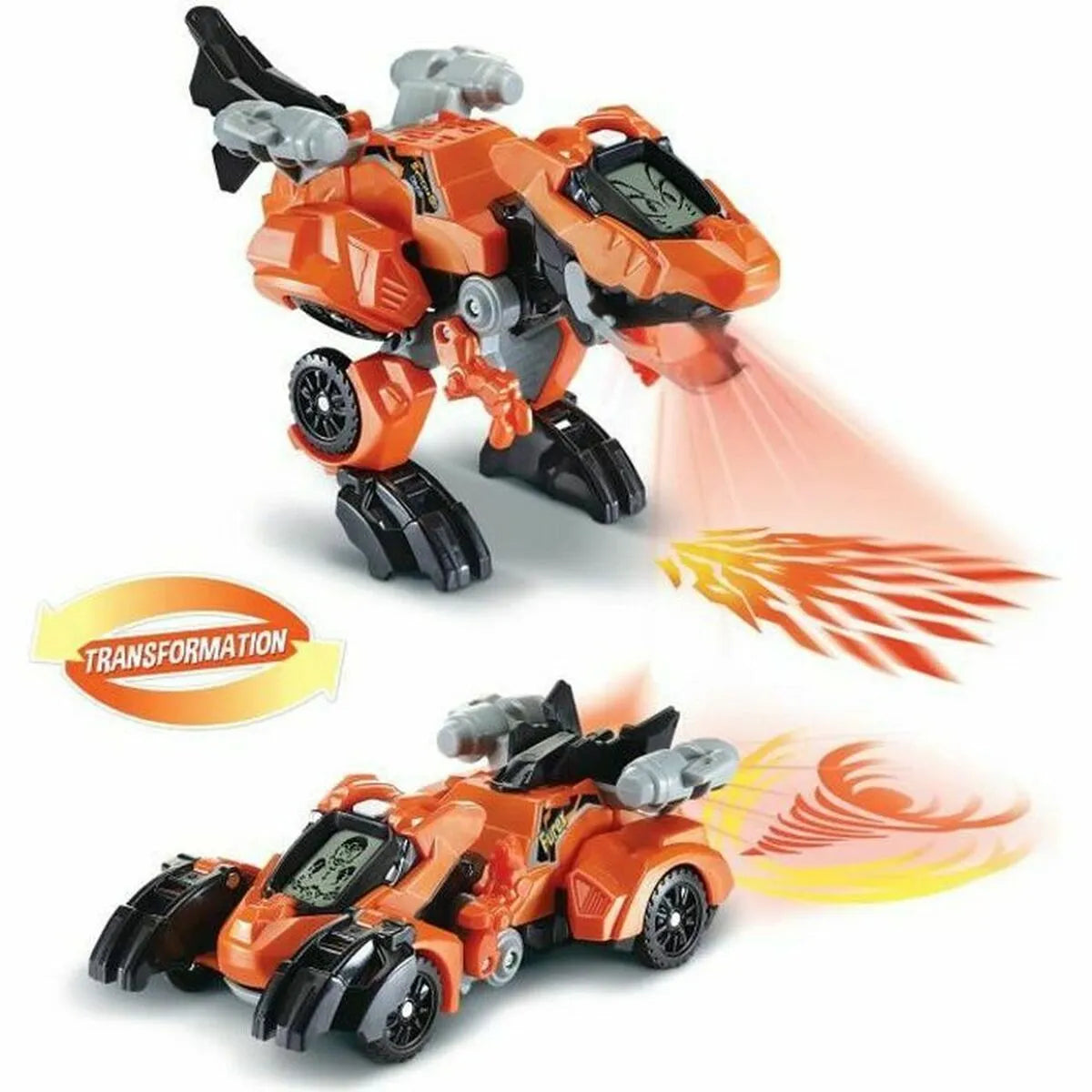 Detské Autíčko Vtech Dinos Fire - Furex The Super T-rex Oranžová - Autá