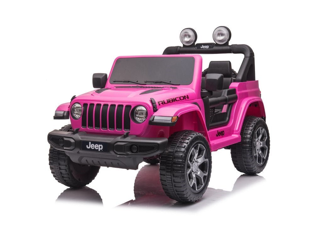 Detské Elektrické Autíčko Baby Mix Jeep Wrangler Rubicon Ružové - Elektrické Autá - Baby Mix