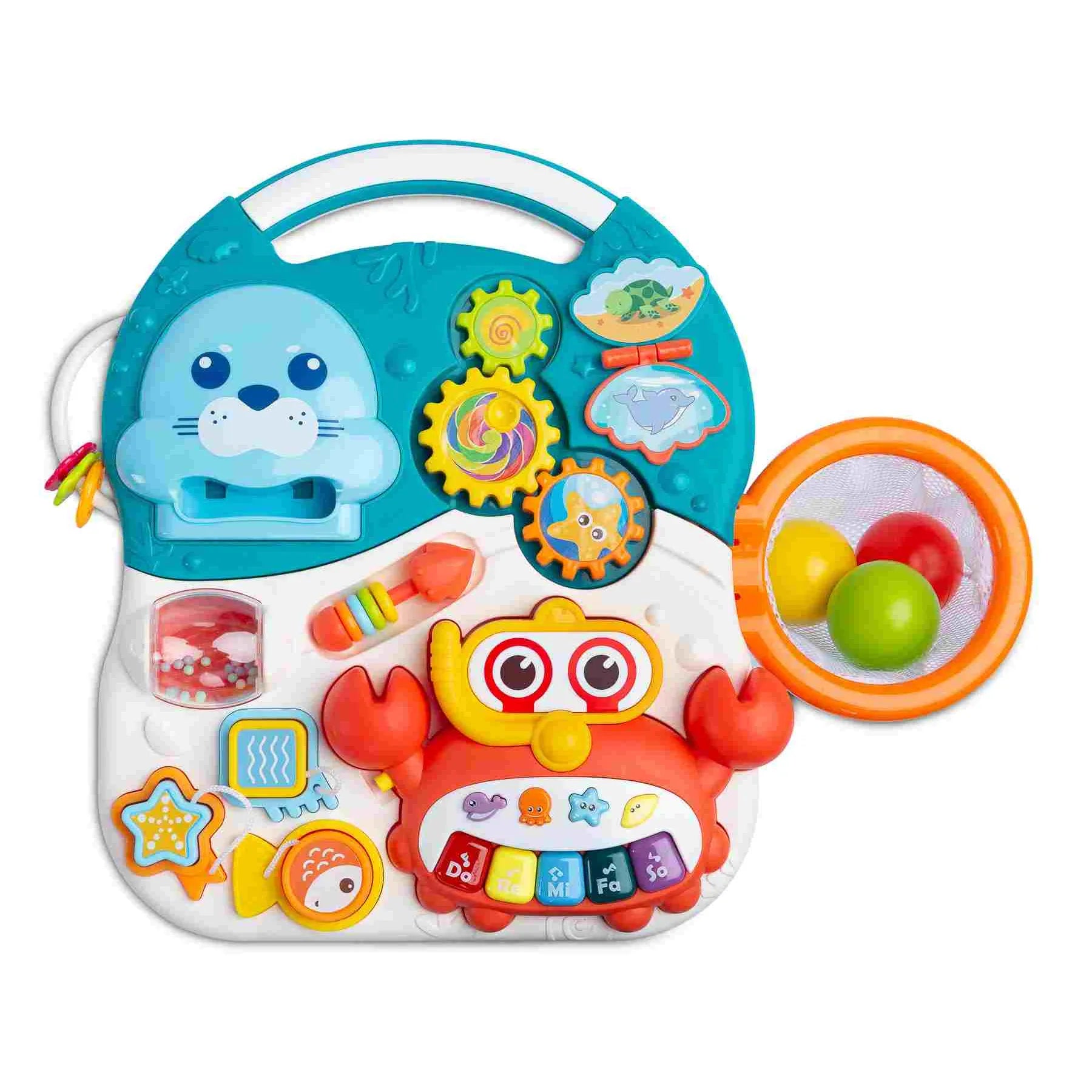 Detské Hrajúce Edukačné Chodítko 2v1 Toyz Spark Turquoise - Chodítka - Toyz