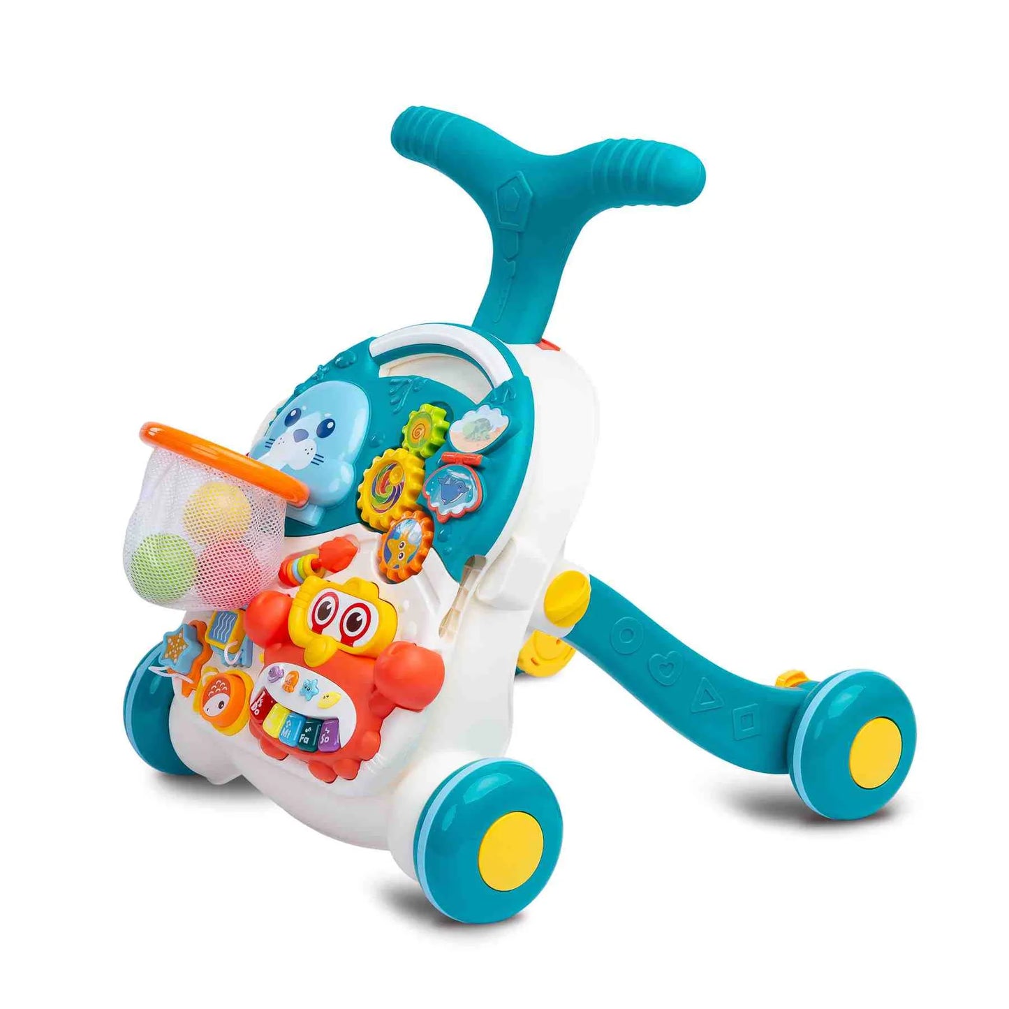 Detské Hrajúce Edukačné Chodítko 2v1 Toyz Spark Turquoise - Chodítka - Toyz