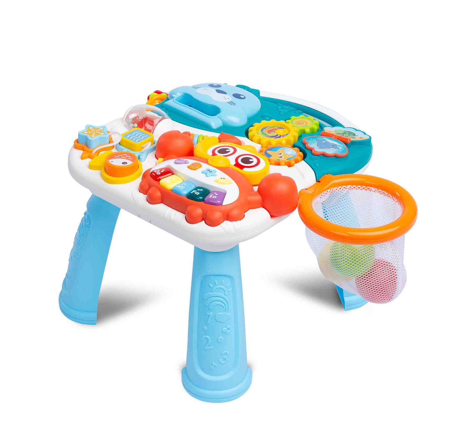 Detské Hrajúce Edukačné Chodítko 2v1 Toyz Spark Turquoise - Chodítka - Toyz