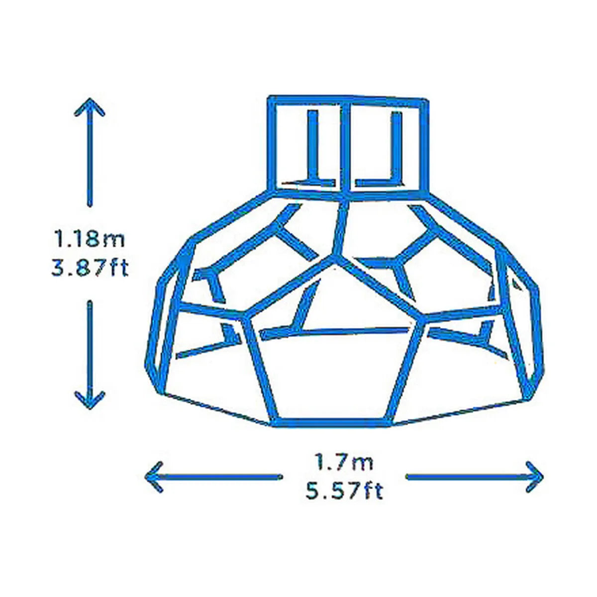 Detské Ihrisko Dome Climber (118 x 170 Cm) - Multifunkčné - Bb