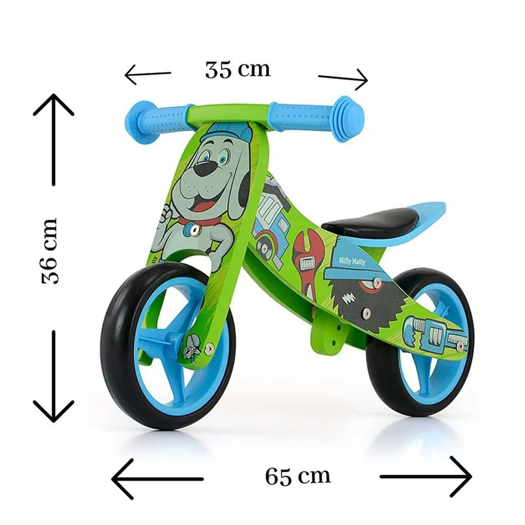 Detské Multifunkčné Odrážadlo Bicykel 2v1 Milly Mally Jake Bob - Odrážadlá - Milly Mally