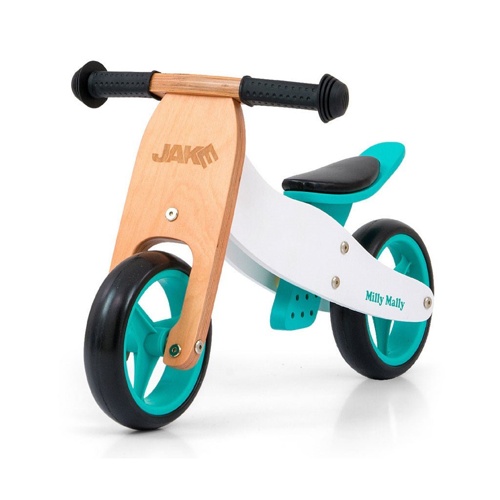 Detské Multifunkčné Odrážadlo Bicykel 2v1 Milly Mally Jake Classic Mint - Odrážadlá - Milly Mally