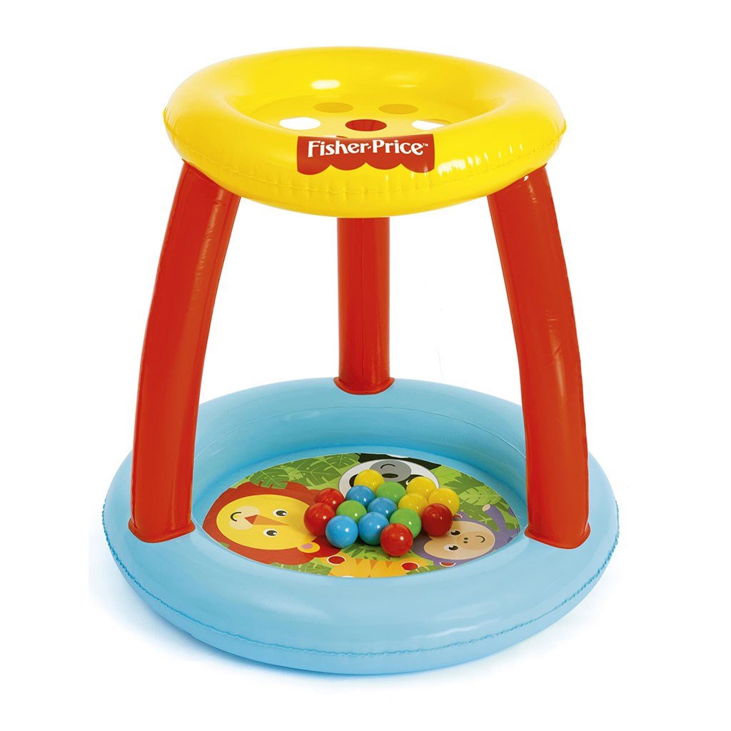 Detské Nafukovacie Hracie Centrum s Otvormi na Lopty Fisher Price - Nafukovacie Hračky - Fisher Price