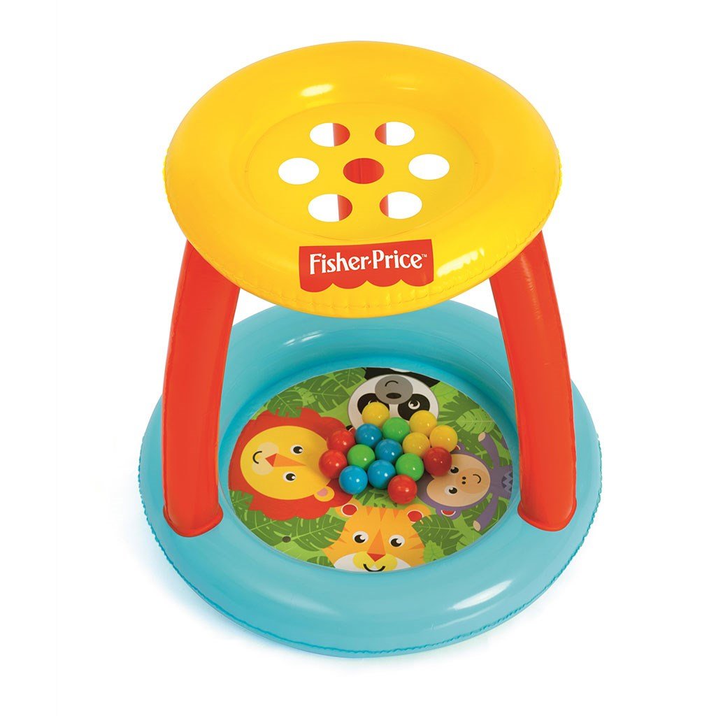 Detské Nafukovacie Hracie Centrum s Otvormi na Lopty Fisher Price - Nafukovacie Hračky - Fisher Price