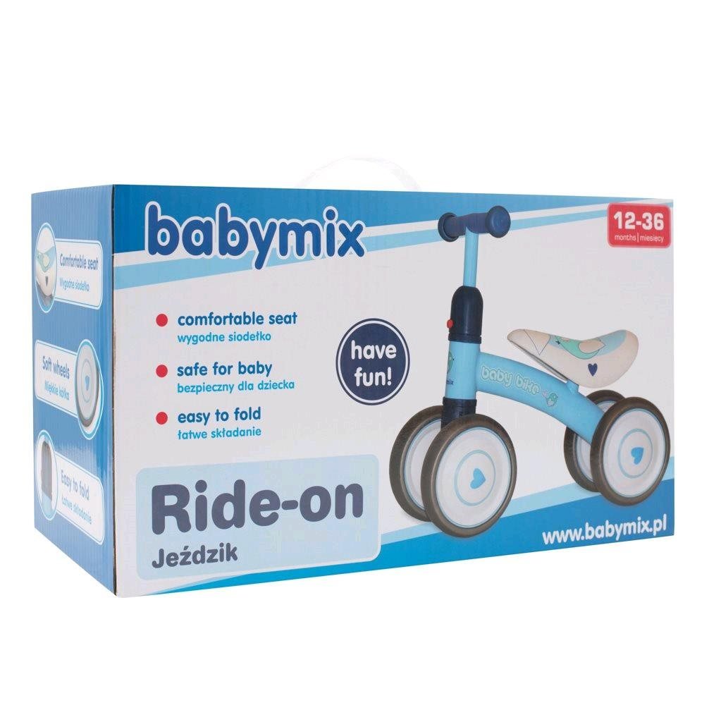 Detské Odrážadlo Baby Mix Bike čierna Biela Football - Odrážadlá - Baby Mix