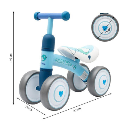 Detské Odrážadlo Baby Mix Bike Fruit Blue - Odrážadlá - Baby Mix