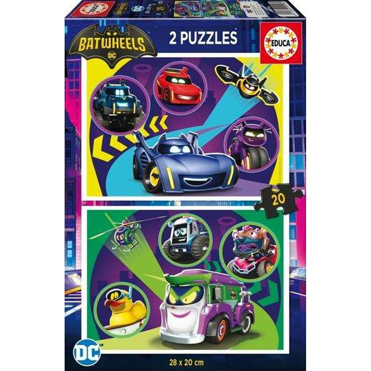 Detské Puzzle Educa Batwheels - Hračky a Hry Puzzle Hlavolamy