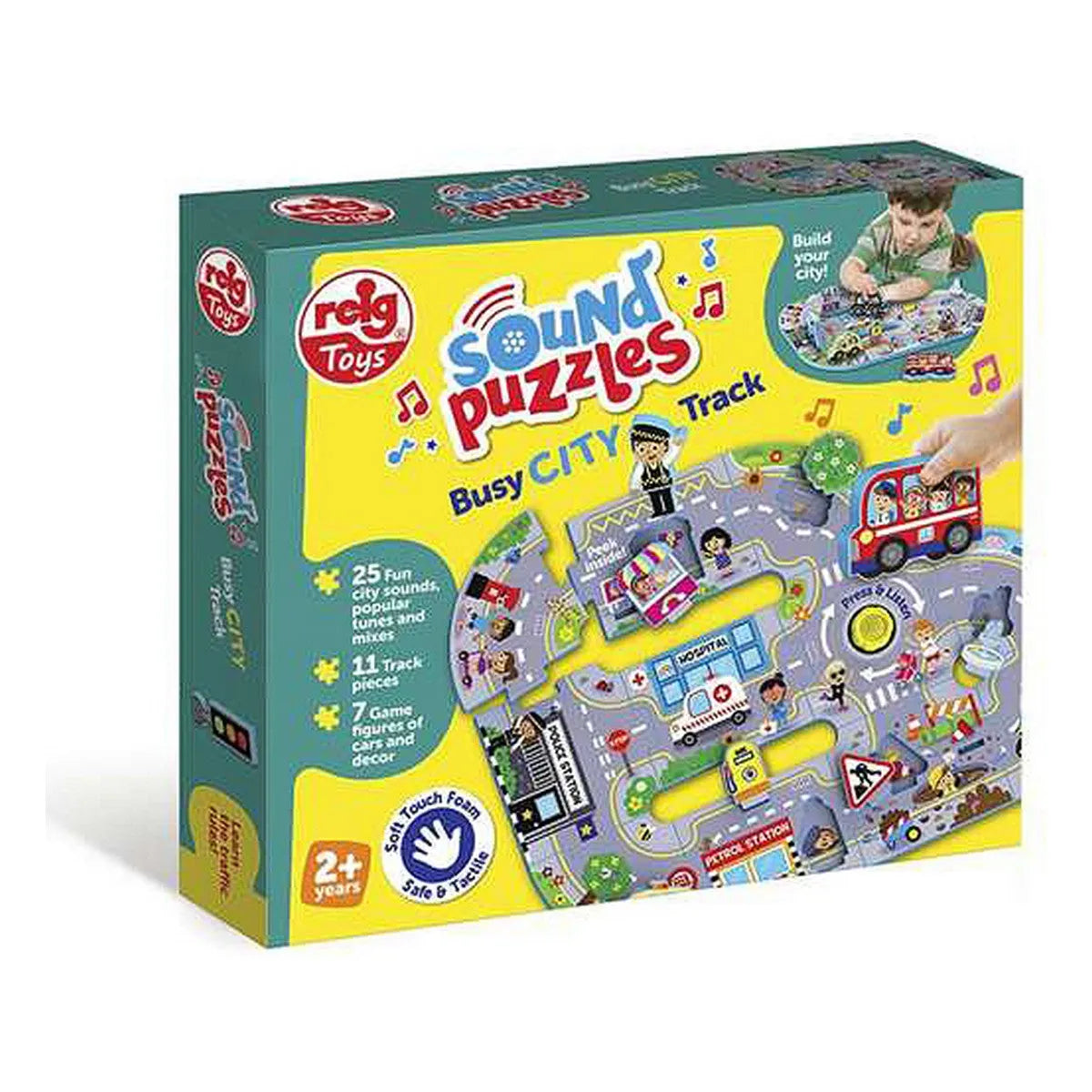 Detské Puzzle Reig Busy City 11 Kusy - Hračky a Hry Puzzle Hlavolamy