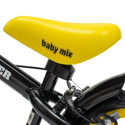 Detský Balančný Bicykel s Brzdou Baby Mix Traveller čierny - Balančné Bicykle - Baby Mix