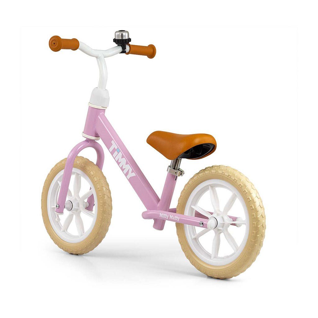 Detský Balančný Bicykel Milly Mally Timmy Pink - Balančné Bicykle - Milly Mally