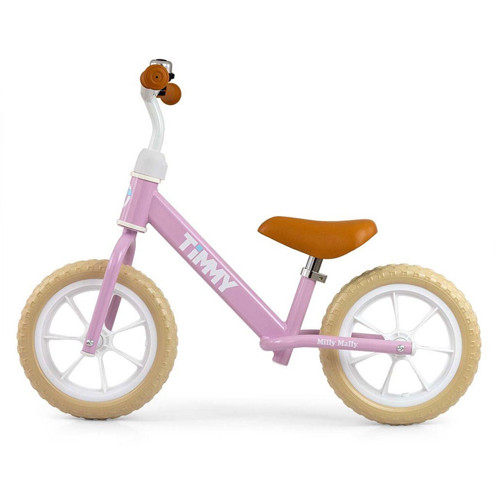 Detský Balančný Bicykel Milly Mally Timmy Pink - Balančné Bicykle - Milly Mally