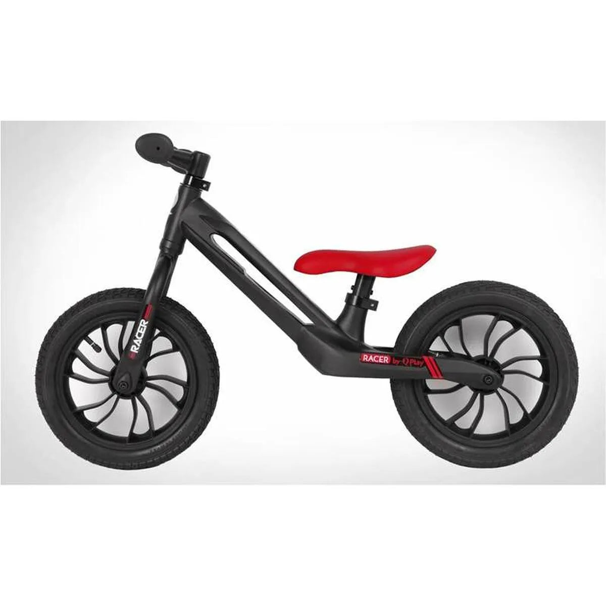 Detský Bicykel Qplay Racer Bike čierna 12’’ Magnézium - Balančné Bicykle