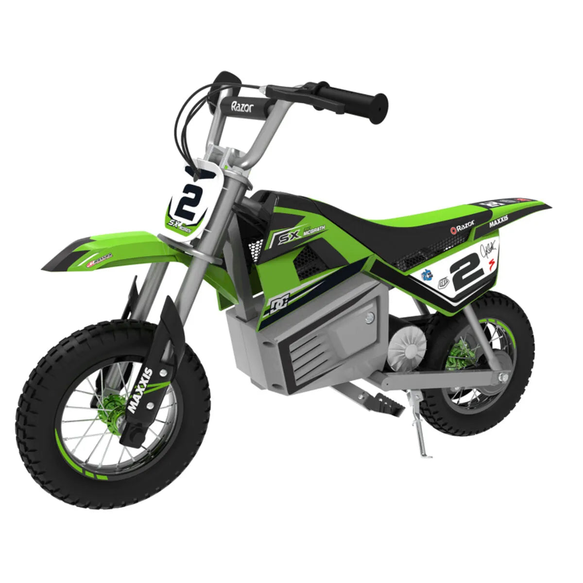 Detský Elektrický Skúter Razor Dirt Rocket Sx350 Mcgrath Biela čierna Zelená Sivá - Hračky a Hry Outdoor športy