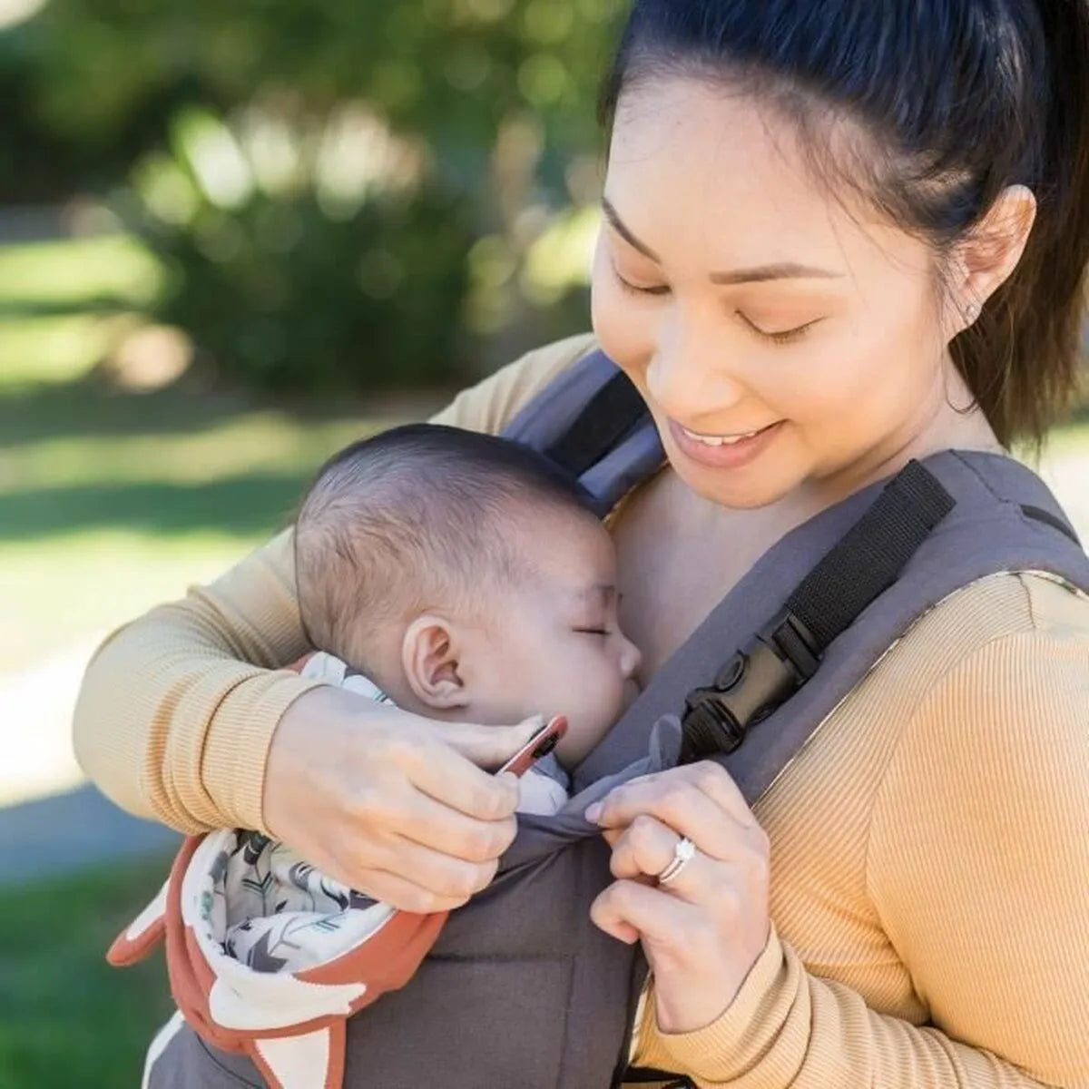 Detský Nosič Infantino Cuddle Up Fox + 6 Mesiacov + športy a Outdoor Kempovanie Turistika