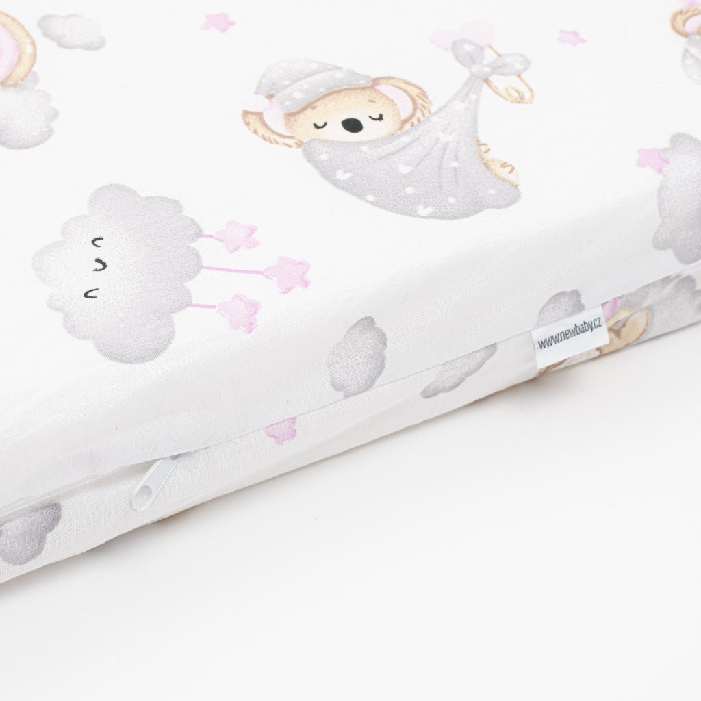 Detský Penový Matrac New Baby Standard 120x60x6 Cm Koala Ružový - Matrace - New Baby