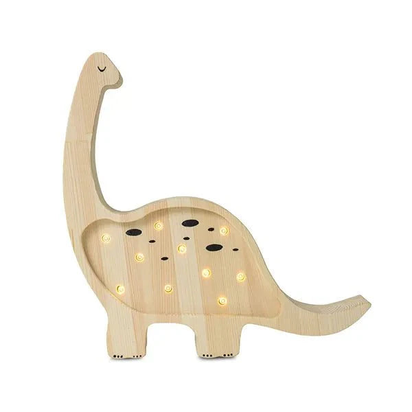 Dino Lampa Mini - Little Lights - Drevené Lampy