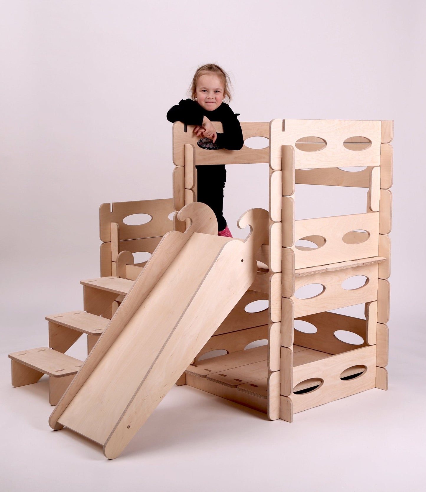 Drevený Montessori Domček na Hranie Build & Play - Katehaa - Domčeky - Katehaa